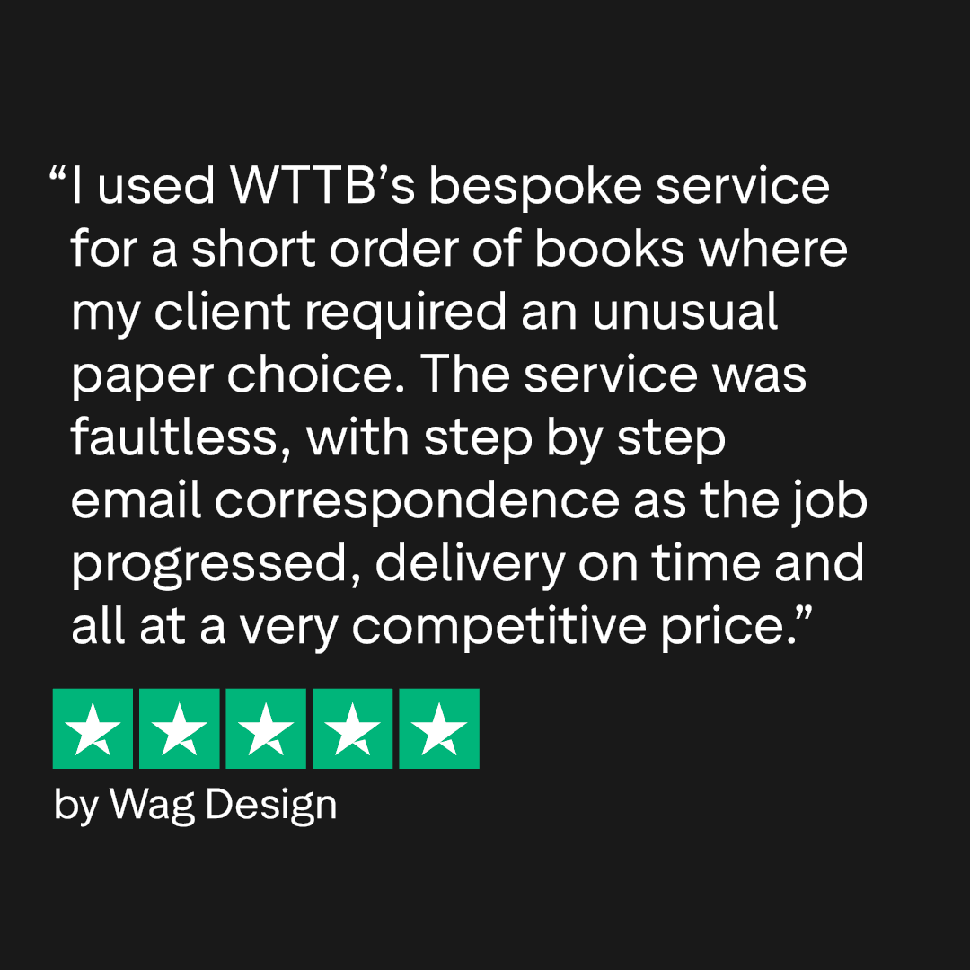 Customer review praises WTTB's bespoke service, communication, timely delivery, and pricing.